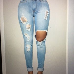 Fashion Nova Glistening Jeans